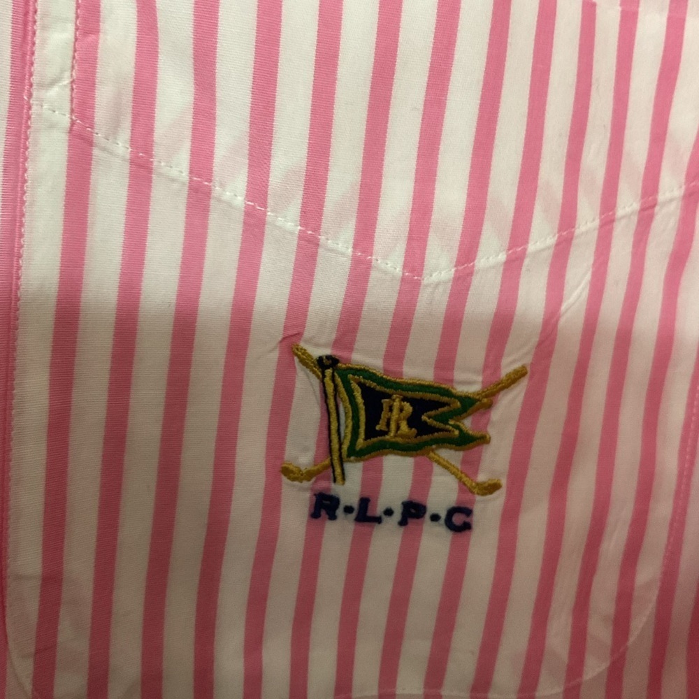 RALPH LAUREN. Striped Men's Shirt. SIZE XXL - Picture 4 of 6
